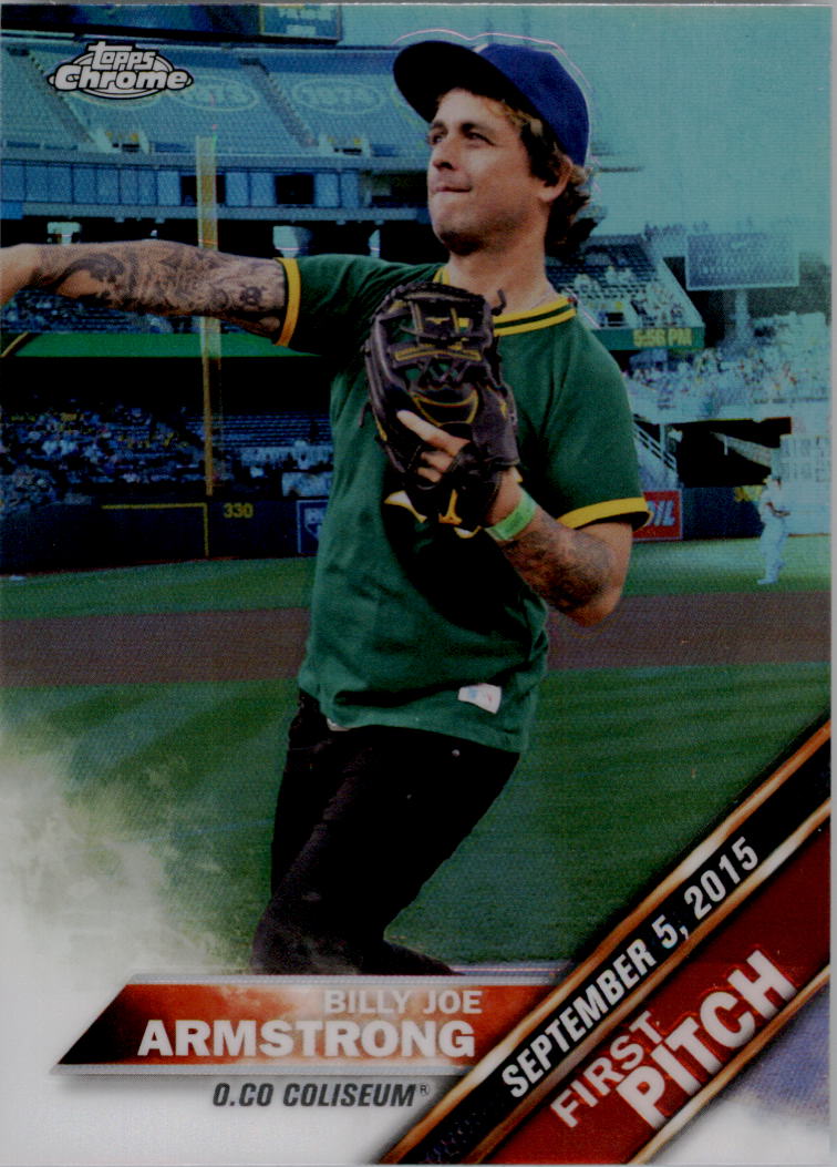 2016 Topps Chrome First Pitch #FPC14 Billy Joe Armstrong