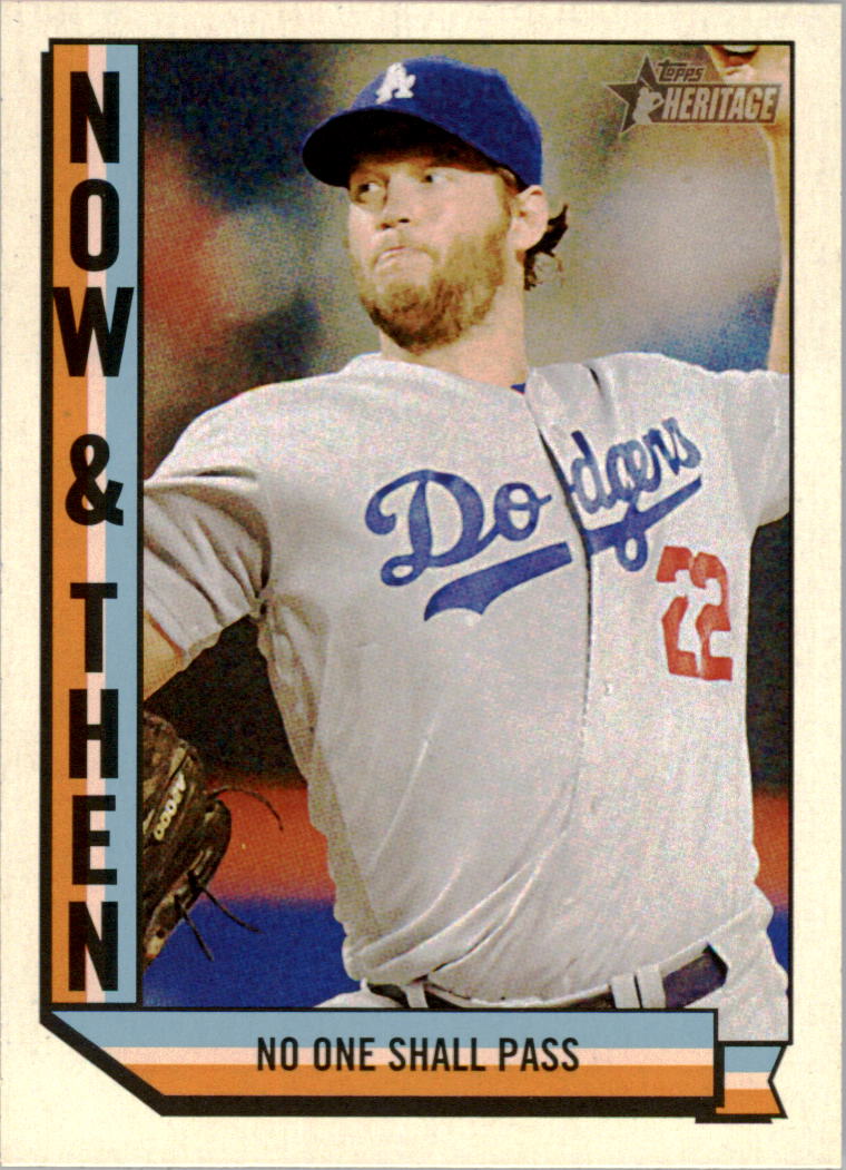 2016 Topps Heritage Now and Then #NT14 Clayton Kershaw
