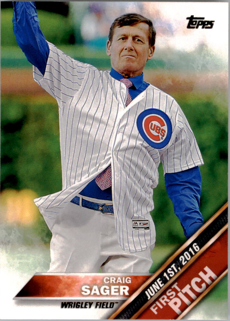 2016 Topps Update First Pitch #FP9 Craig Sager