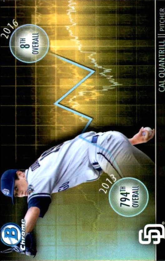 2016 Bowman Chrome Draft Draft Dividends #DDCQ Cal Quantrill