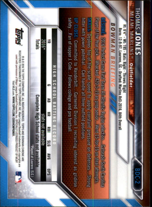 B4911- 2016 Bowman Chrome Draft BB 1-200 +Rookies -You Pick- 15+ FREE US SHIP - Picture 3 of 263