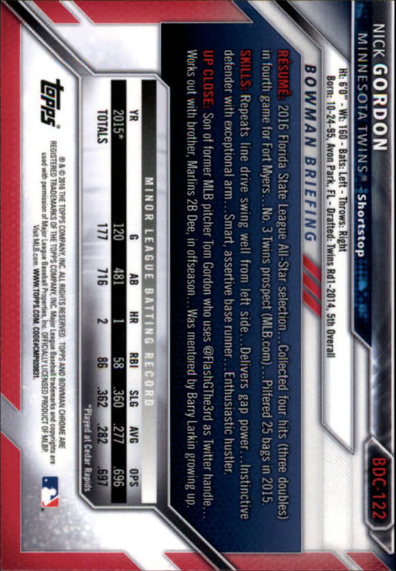 B4911- 2016 Bowman Chrome Draft BB 1-200 +Rookies -You Pick- 15+ FREE US SHIP - Picture 139 of 263