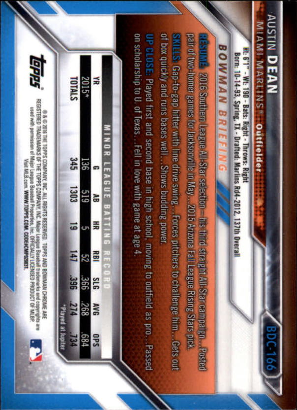 B4911- 2016 Bowman Chrome Draft BB 1-200 +Rookies -You Pick- 15+ FREE US SHIP - Picture 205 of 263