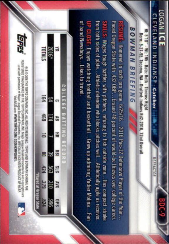 B4911- 2016 Bowman Chrome Draft BB Assorted Inserts -You Pick- 15+ FREE US SHIP - Picture 34 of 276