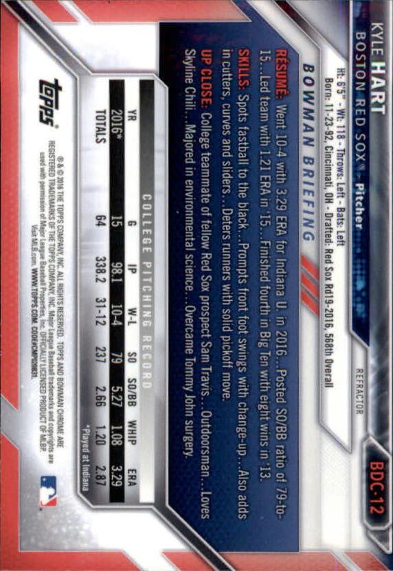 B4911- 2016 Bowman Chrome Draft BB Assorted Inserts -You Pick- 15+ FREE US SHIP - Picture 38 of 276