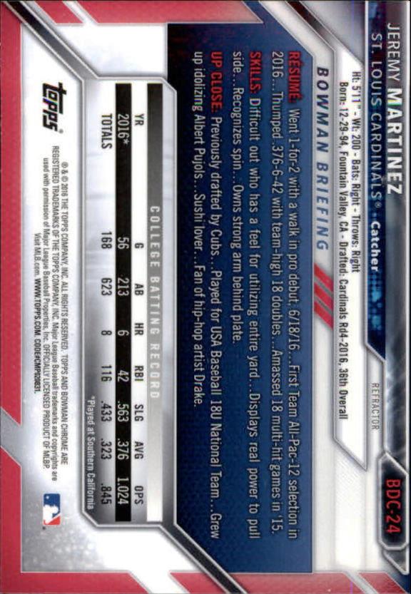 B4911- 2016 Bowman Chrome Draft BB Assorted Inserts -You Pick- 15+ FREE US SHIP - Picture 52 of 276