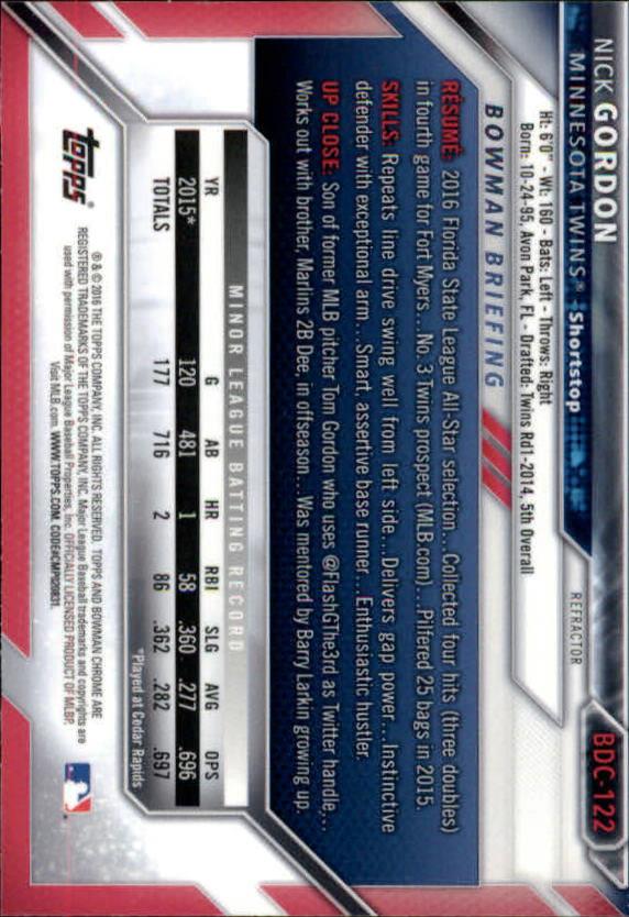 B4911- 2016 Bowman Chrome Draft BB Assorted Inserts -You Pick- 15+ FREE US SHIP - Picture 158 of 276