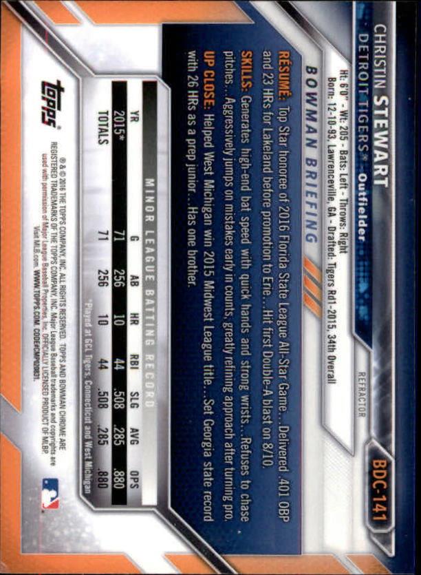 B4911- 2016 Bowman Chrome Draft BB Assorted Inserts -You Pick- 15+ FREE US SHIP - Picture 178 of 276