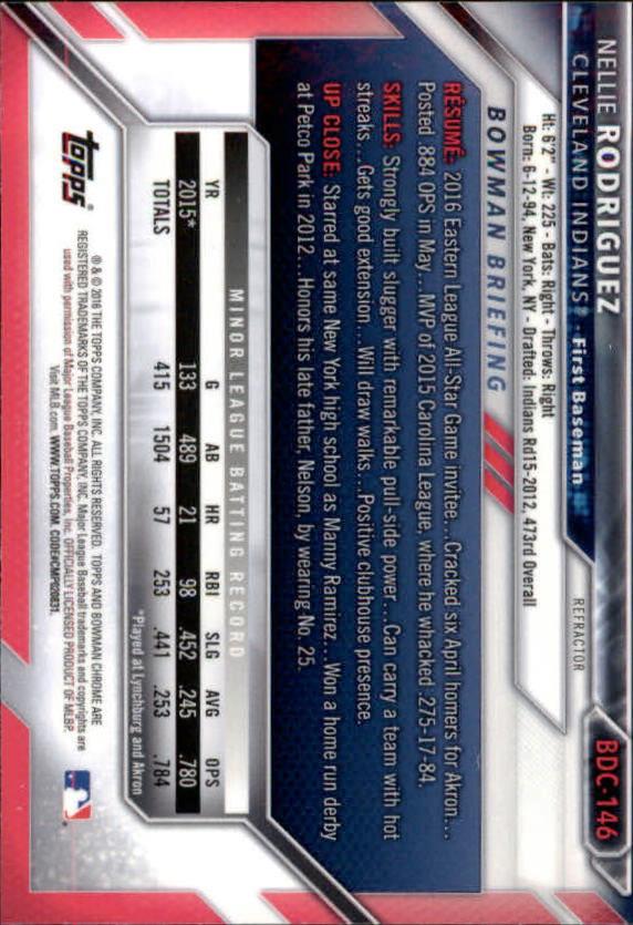 B4911- 2016 Bowman Chrome Draft BB Assorted Inserts -You Pick- 15+ FREE US SHIP - Picture 184 of 276
