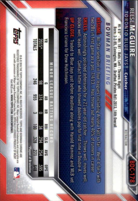 B4911- 2016 Bowman Chrome Draft BB Assorted Inserts -You Pick- 15+ FREE US SHIP - Picture 224 of 276