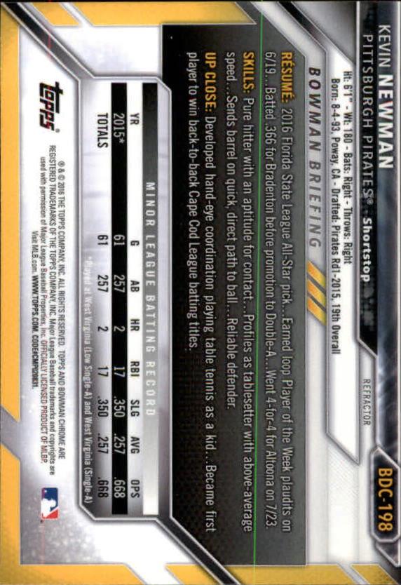 B4911- 2016 Bowman Chrome Draft BB Assorted Inserts -You Pick- 15+ FREE US SHIP - Picture 252 of 276