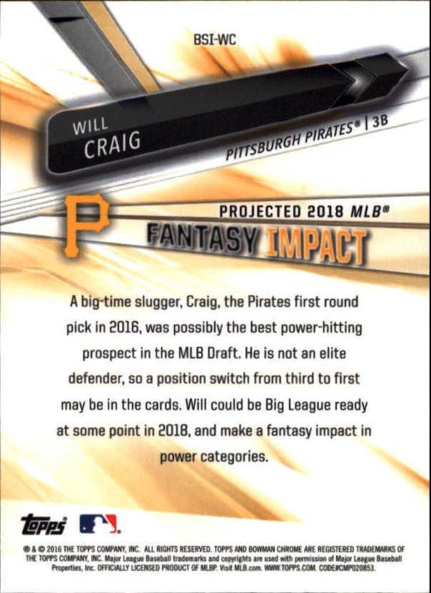 B4911- 2016 Bowman Chrome Draft BB Assorted Inserts -You Pick- 15+ FREE US SHIP - Picture 274 of 276
