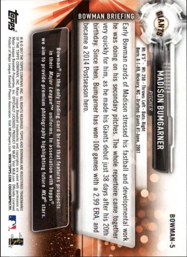 A0479- 2017 Topps Baseball Assorted Insert Cards1 -You Pick- 15+ FREE US SHIP - Picture 56 of 109