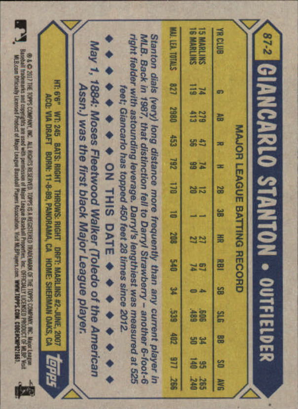 A0479- 2017 Topps Baseball Assorted Insert Cards1 -You Pick- 15+ FREE US SHIP - Picture 3 of 109