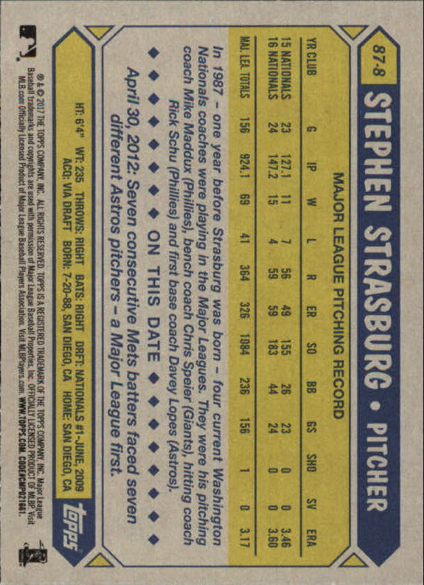 A0479- 2017 Topps Baseball Assorted Insert Cards1 -You Pick- 15+ FREE US SHIP - Picture 5 of 109