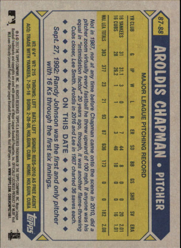 A0479- 2017 Topps Baseball Assorted Insert Cards1 -You Pick- 15+ FREE US SHIP - Picture 17 of 109