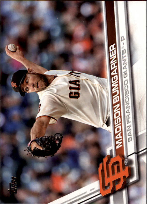 A0479- 2017 Topps Baseball Card #s 1-252 +Rookies -You Pick- 15+ FREE US SHIP - Picture 124 of 491