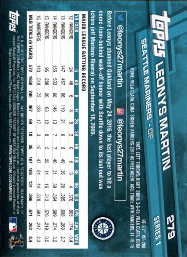 A0479- 2017 Topps Baseball Karten 253-509 + Rookies -du Pick- 15 + Gratis US - Bild 53 von 467
