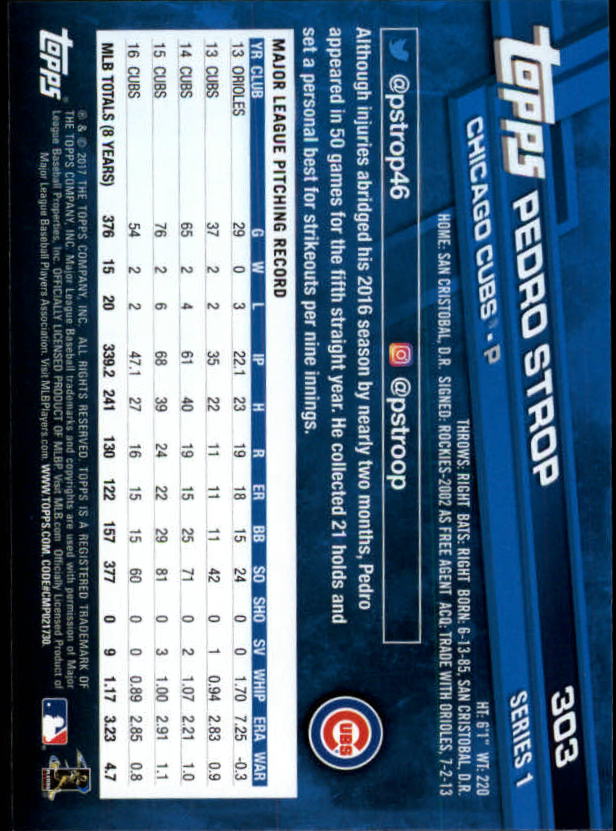 A0479- 2017 Topps Baseball Karten 253-509 + Rookies -du Pick- 15 + Gratis US - Bild 97 von 467