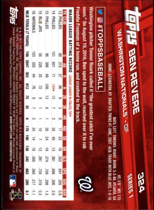A0479- 2017 Topps Baseball Karten 253-509 + Rookies -du Pick- 15 + Gratis US - Bild 137 von 467