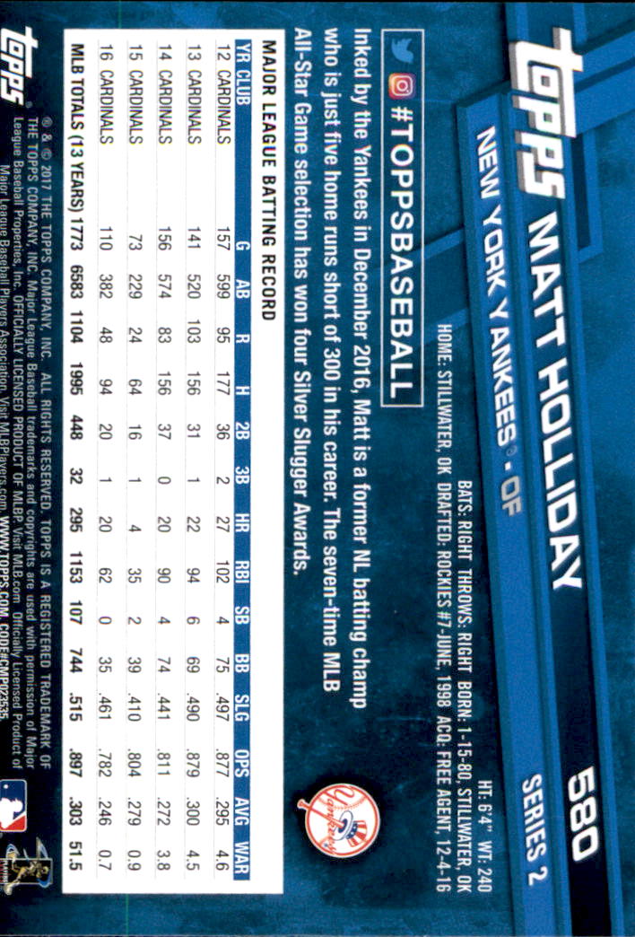 2017 Topps Baseball Card Pick (Base) 519-700 - Picture 127 of 360