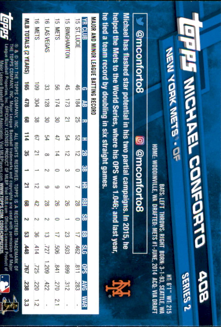 A0479- 2017 Topps Rainbow Foil Baseball #s 251-500 -You Pick- 15+ FREE US SHIP - Picture 195 of 257