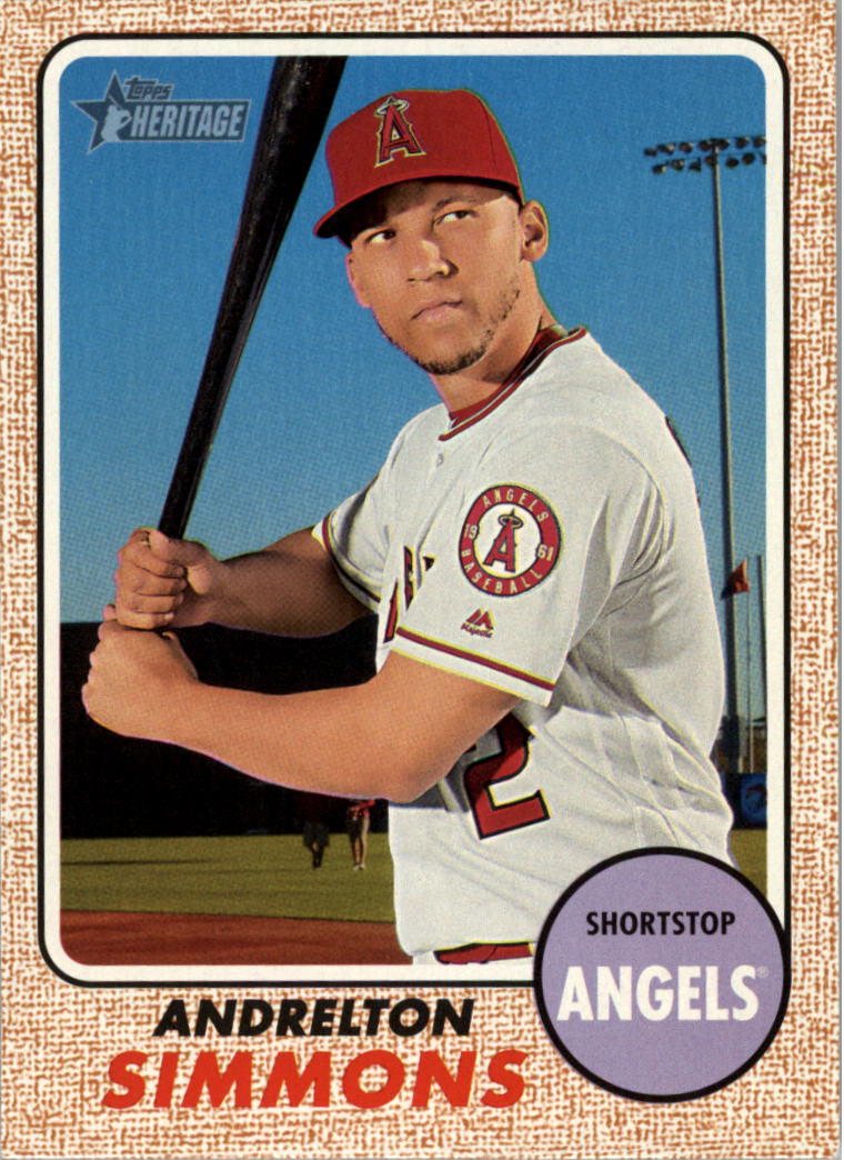 2017 Topps Heritage #170 Andrelton Simmons