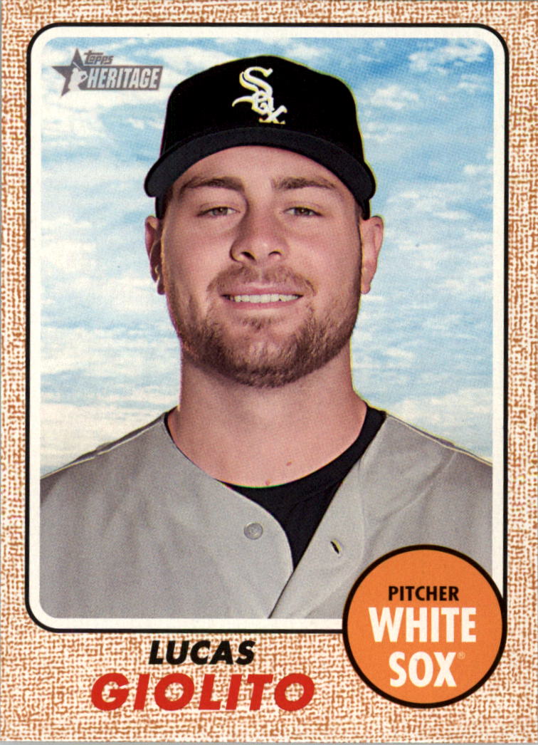 2017 Topps Heritage #476A Lucas Giolito SP