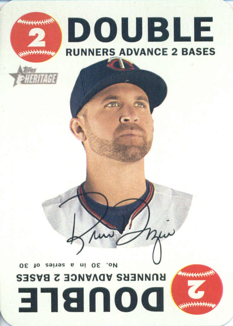 2017 Topps Heritage Topps Game #30 Brian Dozier