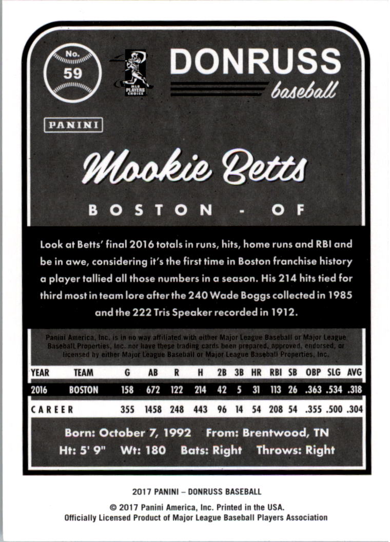 Mookie Betts cards (2015-2023) Red Sox Dodgers - You Choose - Picture 33 of 201