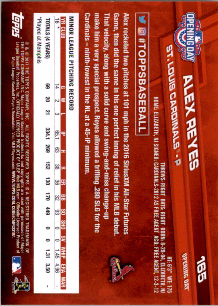 A3120- 2017 Topps Opening Day BB Card #s 1-200 -You Pick- 15+ FREE US SHIP - Picture 325 of 390