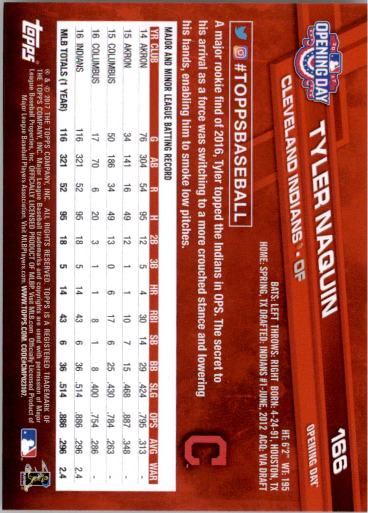 A3120- 2017 Topps Opening Day BB Card #s 1-200 -You Pick- 15+ FREE US SHIP - Picture 327 of 390