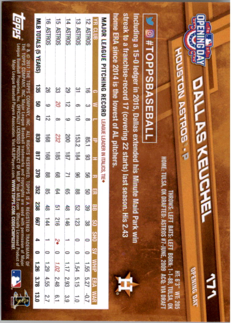 A3120- 2017 Topps Opening Day BB Card #s 1-200 -You Pick- 15+ FREE US SHIP - Picture 337 of 390