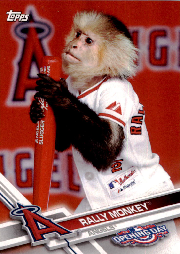 2017 Topps Opening Day Mascots Rally Monkey - Beckett News