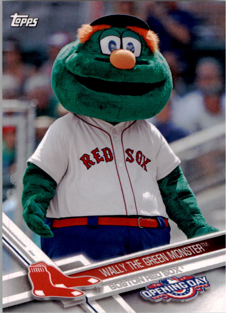 2017 Topps Opening Day Mascots #M24 Wally the Green Monster - NM-MT