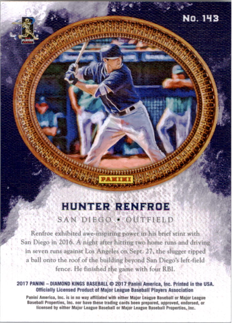 B0291- 2017 Diamond Kings Baseball Card #s 1-174 -You Pick- 15+ FREE US SHIP - Picture 205 of 245