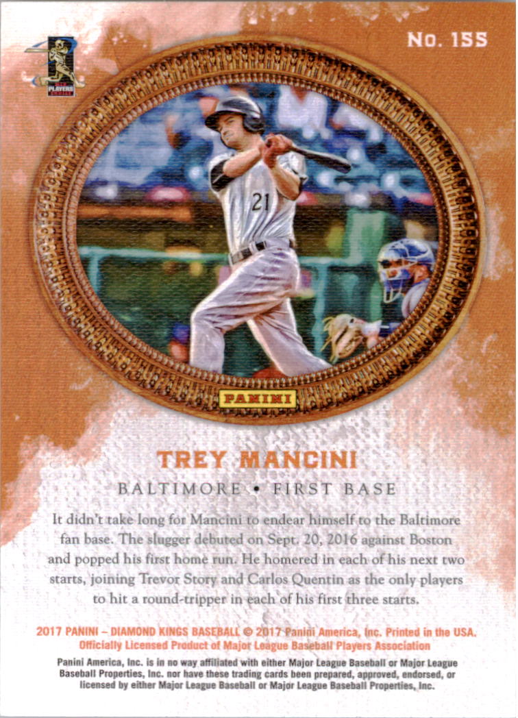 B0291- 2017 Diamond Kings Baseball Card #s 1-174 -You Pick- 15+ FREE US SHIP - Picture 222 of 245