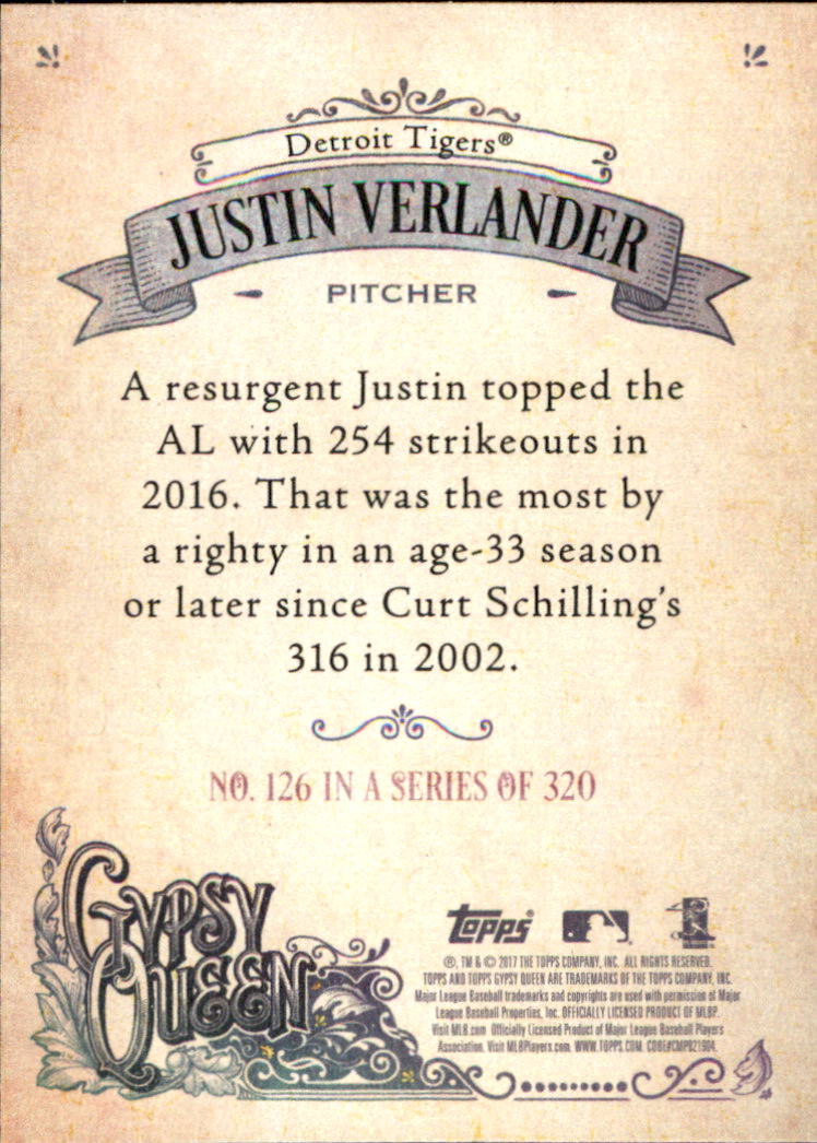 Justin Verlander cards (2007-2023) Tigers Astros Mets - You Choose - Picture 202 of 321