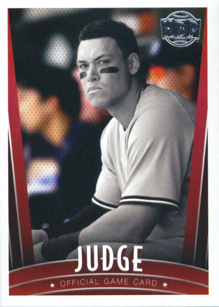 2017 Honus Bonus Fantasy Baseball Silver Foil #418 Aaron Judge