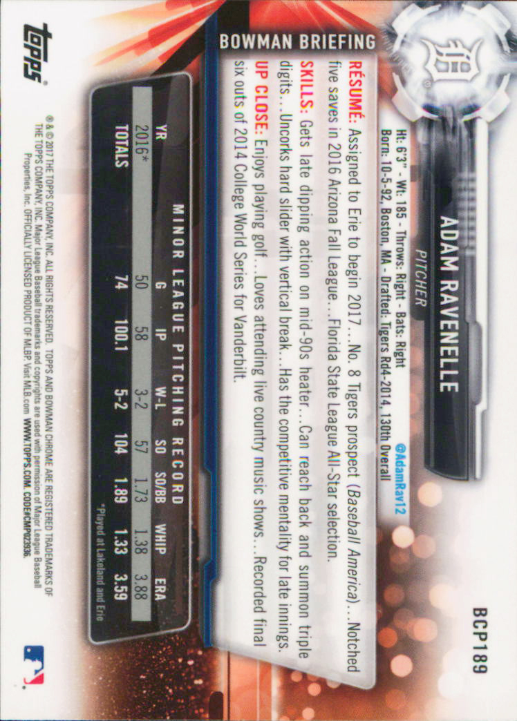 A7471- 2017 Bowman Chrome Prospects BB # S 1-250 -du Pick- 15 + Gratis US Schiff - Bild 248 von 271