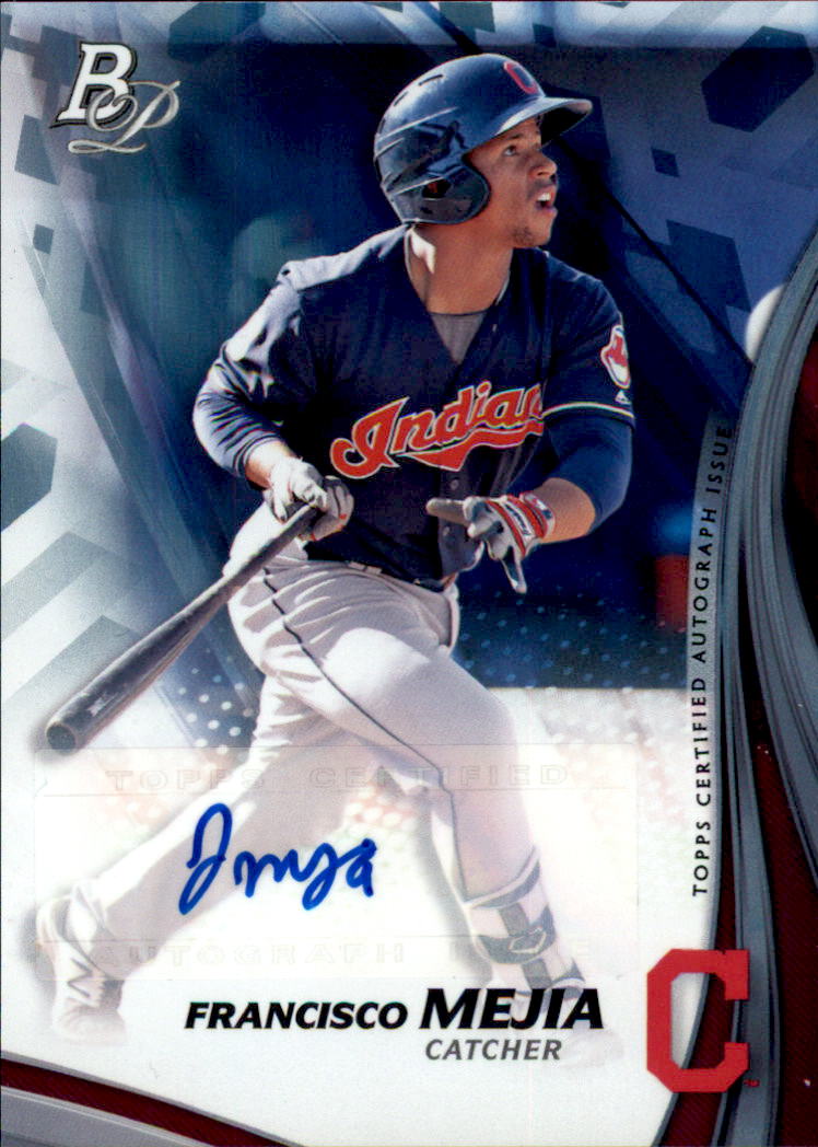 2017 Bowman Platinum Top Prospects Autographs #TPFM Francisco Mejia
