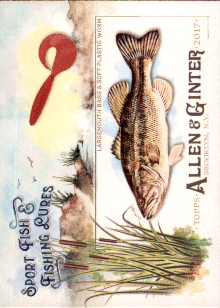 2017 Topps Allen and Ginter Sport Fish and Fishing Lures #SFL6 Largemouth Bass