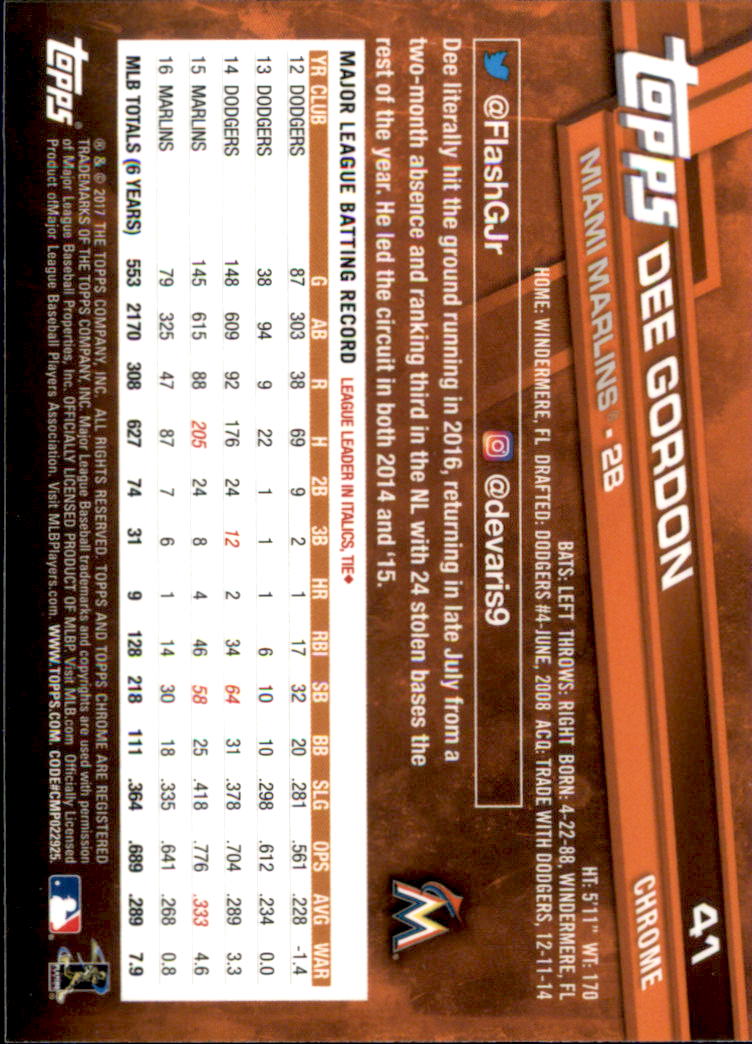 B4700- 2017 Topps Chrome BB Card #s 1-200 +Rookies -You Pick- 15+ FREE US SHIP - Picture 56 of 274