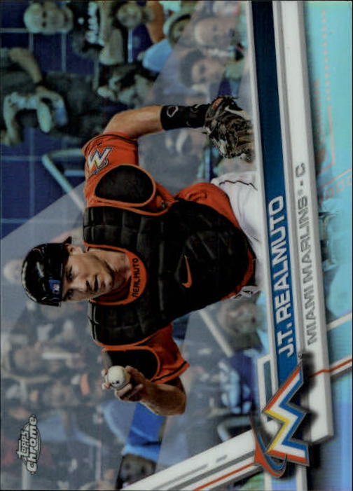 2017 Topps Chrome Refractors #191 J.T. Realmuto