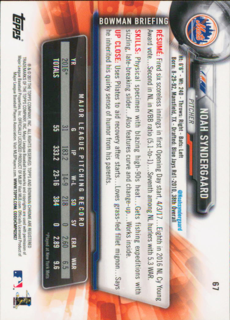 B2998- 2017 Bowman Chrome BB Karten 1-100 + Einsätze -du Pick- 15 + Gratis US - Bild 75 von 114