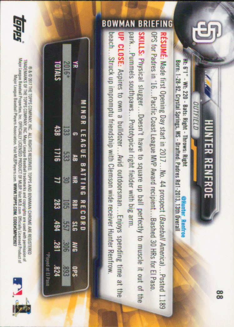 B2998- 2017 Bowman Chrome BB Karten 1-100 + Einsätze -du Pick- 15 + Gratis US - Bild 92 von 114