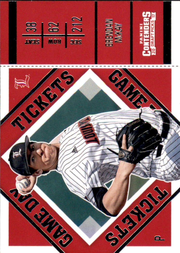 2017 Contenders Draft Baseball Game Day Tickets Insert Singles - You Choose