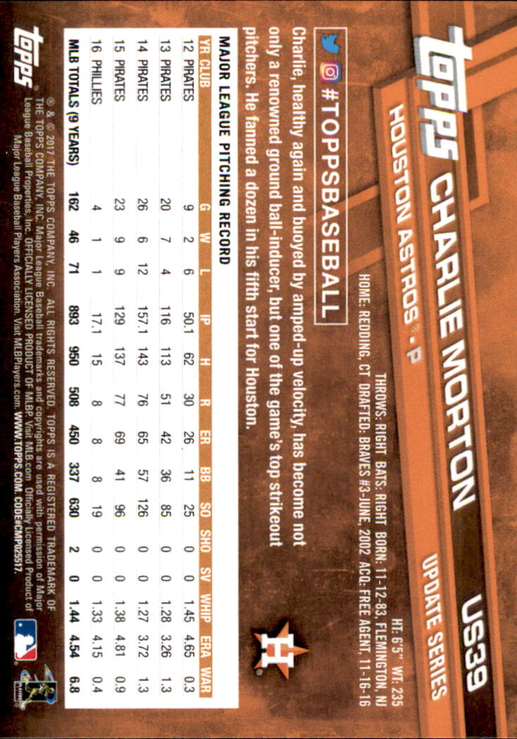 2017 Topps Update Baseball Part 1 - Picture 83 of 440