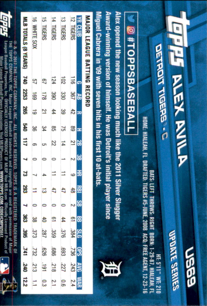 2017 Topps Update Baseball Part 1 - Picture 139 of 440