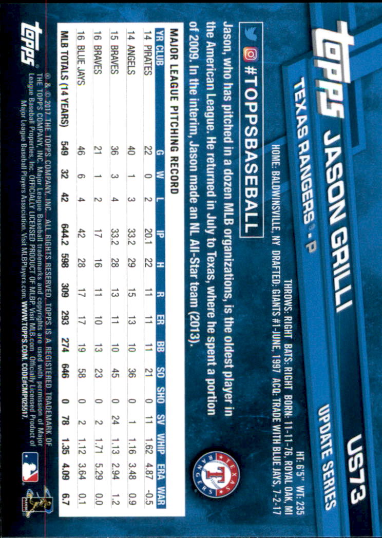 2017 Topps Update Baseball Part 1 - Picture 147 of 440